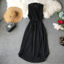 Load image into Gallery viewer, V Neck Midi Long Dress