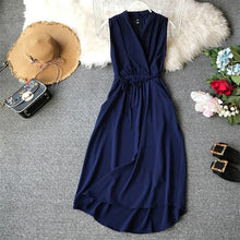 Load image into Gallery viewer, V Neck Midi Long Dress