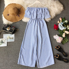 Load image into Gallery viewer, Striped Long Jumpsuit