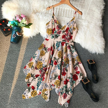 Load image into Gallery viewer, Boho V Neck Midi Dress
