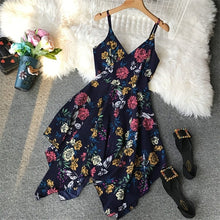 Load image into Gallery viewer, Boho V Neck Midi Dress