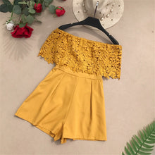 Load image into Gallery viewer, Lace Patchwork Jumpsuit