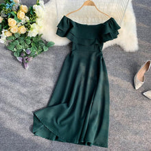Load image into Gallery viewer, Fashion Off Shoulder Midi Long Dress