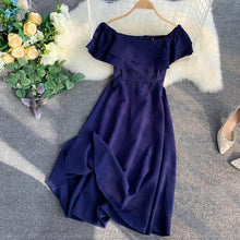 Load image into Gallery viewer, Fashion Off Shoulder Midi Long Dress