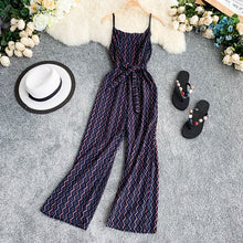 Load image into Gallery viewer, Bohemian Geometric Print Full Length Jumpsuit