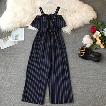 Load image into Gallery viewer, Boho Striped Print Jumpsuit