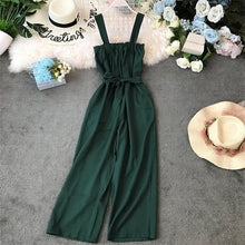 Load image into Gallery viewer, Ankle-Length Pant Chiffon Jumpsuit