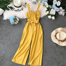 Load image into Gallery viewer, Ankle-Length Pant Chiffon Jumpsuit