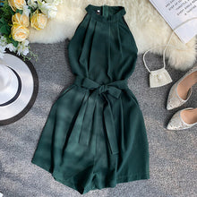 Load image into Gallery viewer, Blue Short Jumpsuit