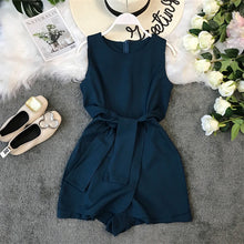 Load image into Gallery viewer, Green Short Jumpsuit