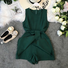 Load image into Gallery viewer, Green Short Jumpsuit