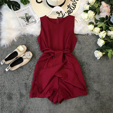 Load image into Gallery viewer, Green Short Jumpsuit